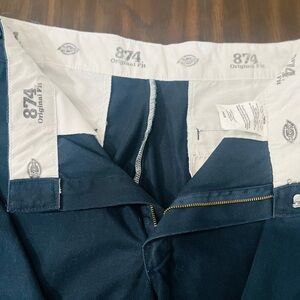 Dickies Men's Dark Blue 874 Original Fit size 34X28 (Good used condition)